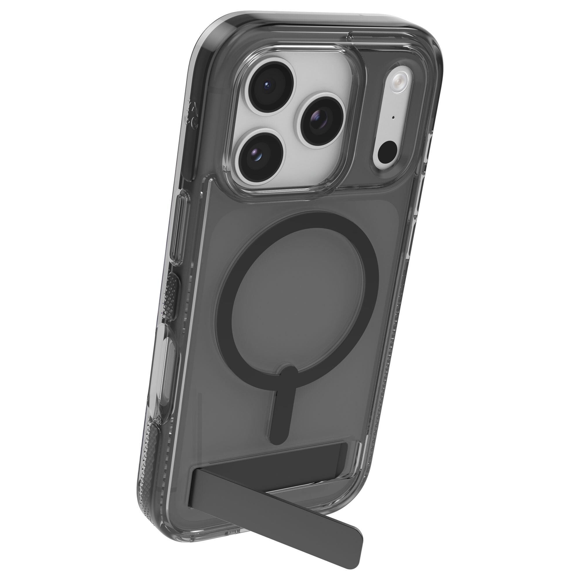 Zagg Santa Cruz Snap for MagSafe Clear Phone Case with Stand For