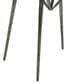 Artistica Metal Alfie End Table in Antique Iron, White and Gray, , large
