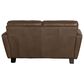Chateau D"ax Leather Stationary Loveseat in Aline Africa, , large