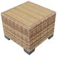 Plank and Hide Laredo End Table in Light Brown, , large