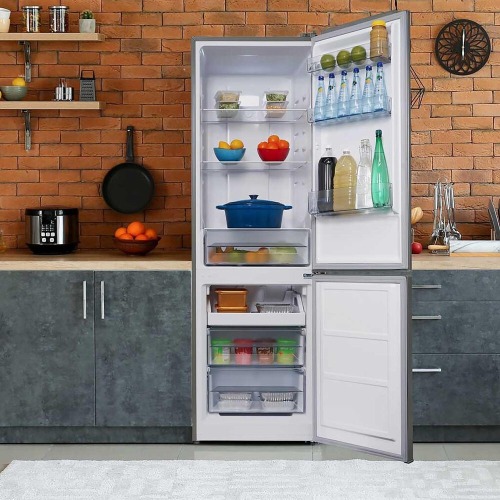 Danby 10.3 Cu. Ft. Apartment Size Bottom Mount Refrigerator in Stainless Steel, , large
