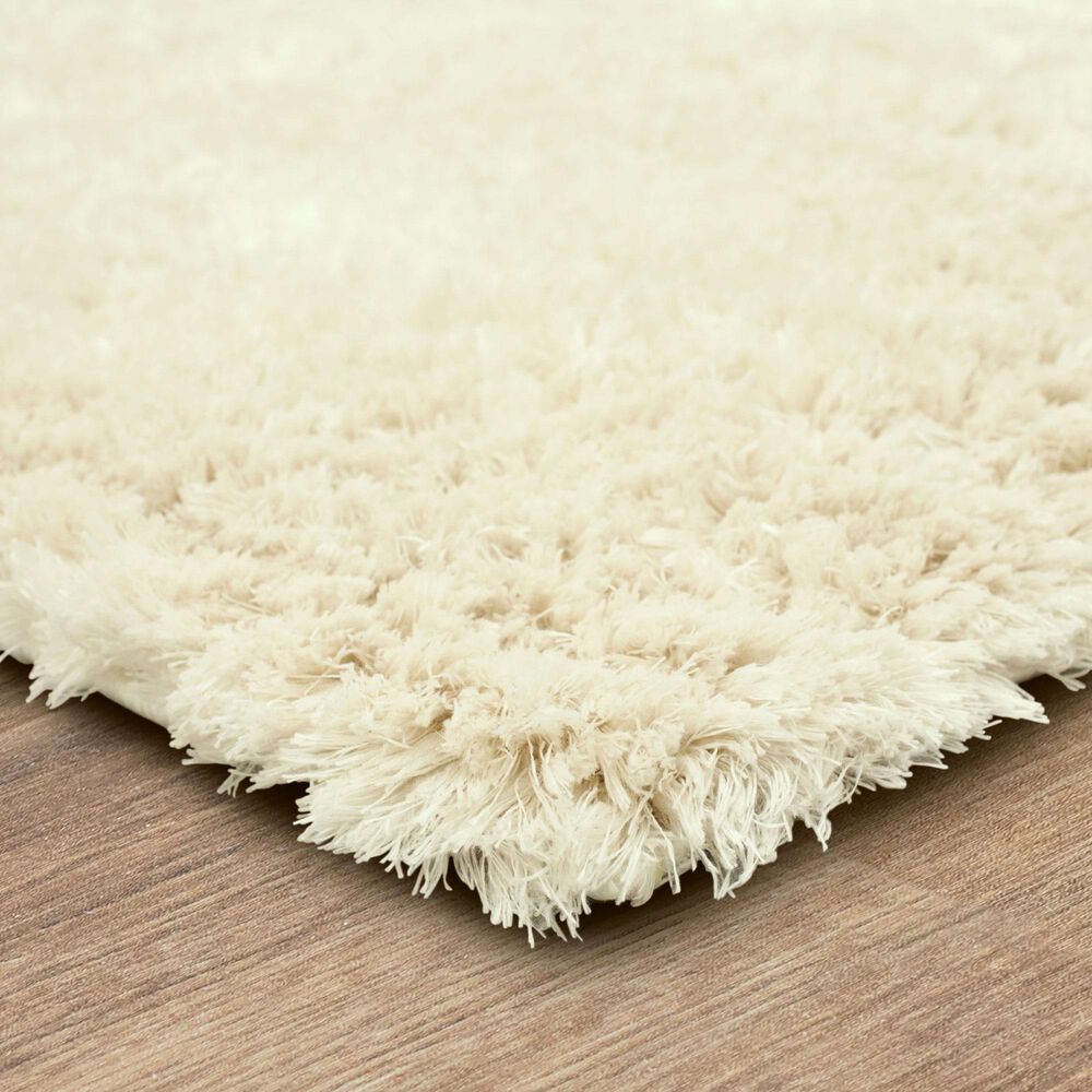 Karastan Billow Shag 5&#39;3&quot; x 8&#39; Ivory Area Rug, , large