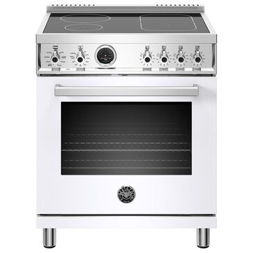 Bertazzoni 30" Professional  Induction Range in White, , large