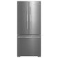 SMEG 16 Cu. Ft. Freestanding French Door Refrigerator in Stainless Steel, , large