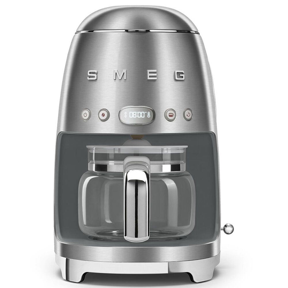 Smeg 47.34 Oz Drip Coffee Maker in Stainless Steel and Polished Chrome, , large