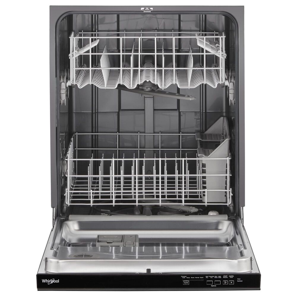 Whirlpool 24" Pocket Handle Dishwasher in Black, , large