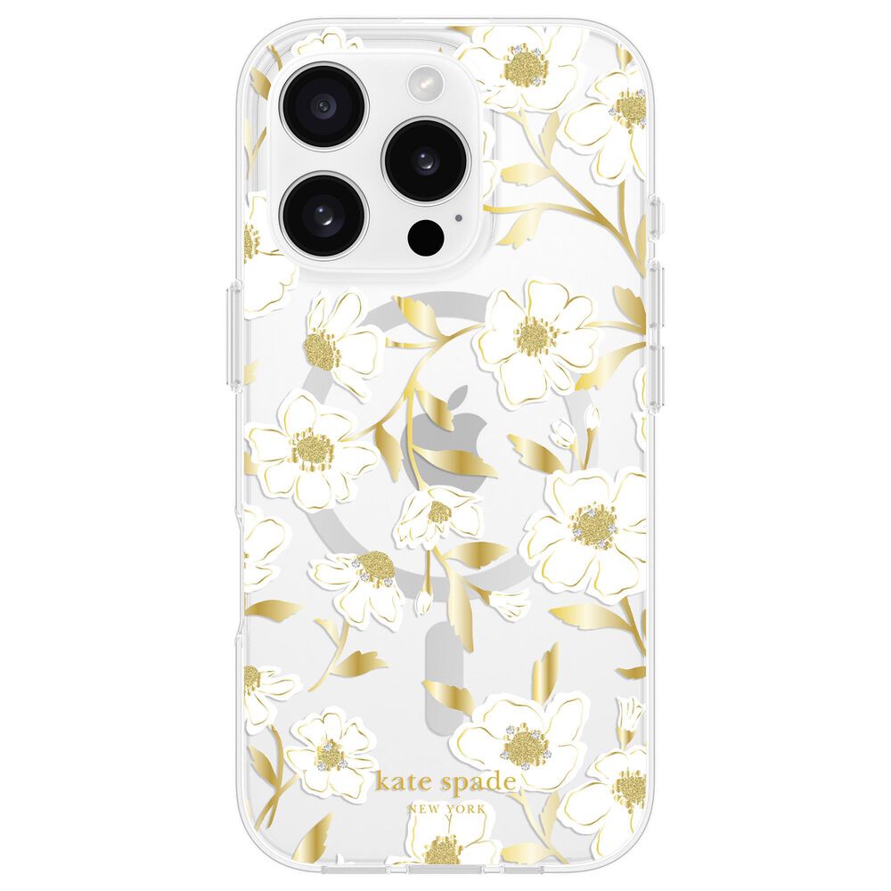 Kate Spade Protective MagSafe Case for Apple iPhone 16 Pro in Sunshine Floral, , large