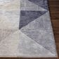 Surya Glasgow 8" x 10" Gray, Navy and Pale Blue Area Rug, , large