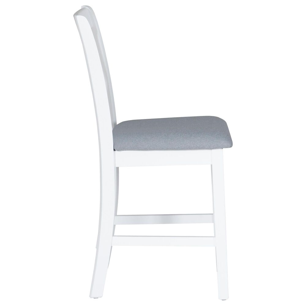 Linon Home Decor Maggie Counter Stool in White, , large