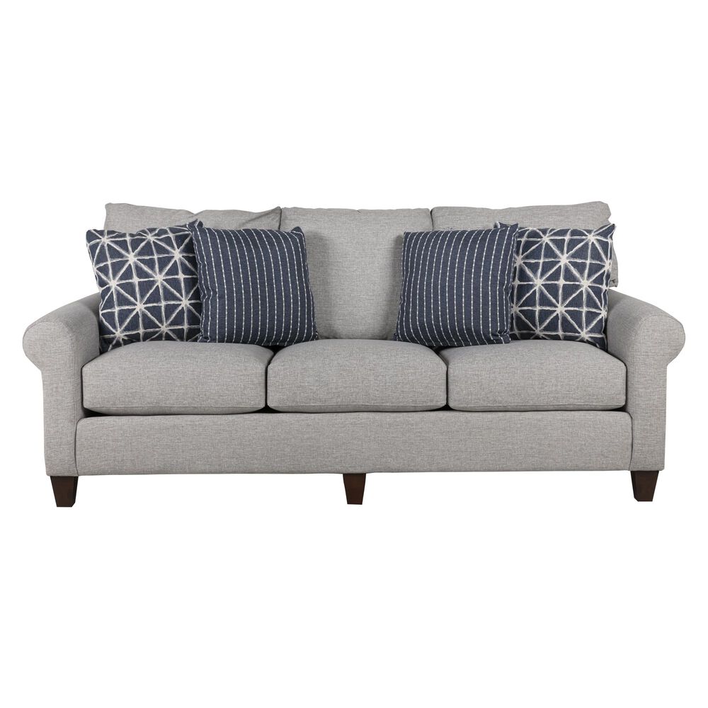 Bassett Dawson Blue Sofa in Fog, , large