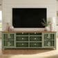 Legends Home Vineyard 96" TV Stand Console in Sage Green and Fruitwood, , large