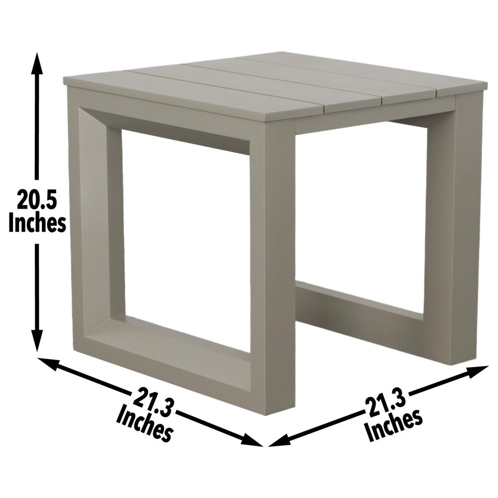 Steve Silver Co. Dalilah Patio End Table in Khaki, , large