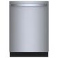 Bosch 300 Series 24"" Built-In Bar Handle Dishwasher with 8 Wash Cycles in Stainless Steel, , large