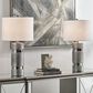 Lite Source Lucano Table Lamp in Silver (Set of 2), , large
