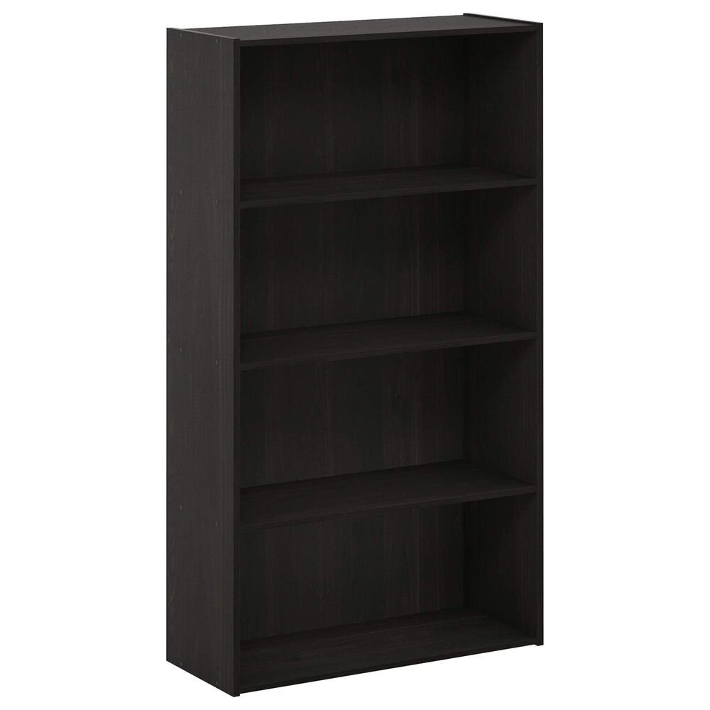 HOMLUX 4-Tier Open Shelf Bookcase in Espresso, , large