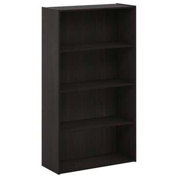 HOMLUX 4-Tier Open Shelf Bookcase in Espresso, , large