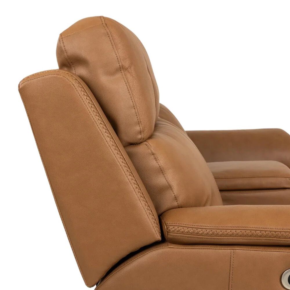Mayberry Hill Mustang Power Reclining Loveseat in Aline Butternut, , large