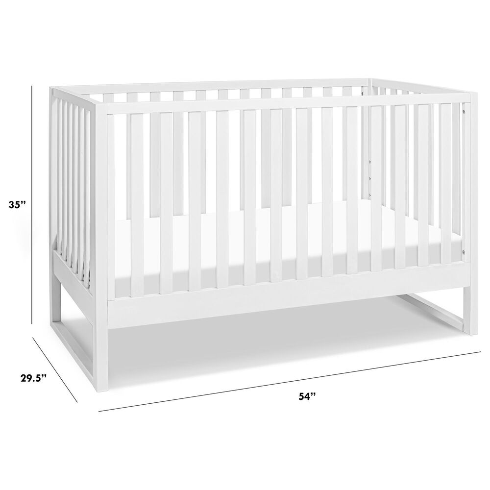 New Haus Hunter 3-In-1 Convertible Crib in White, , large