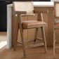 Armen Living Harley 26" Counter Height Stool in Nutmeg Brown, , large