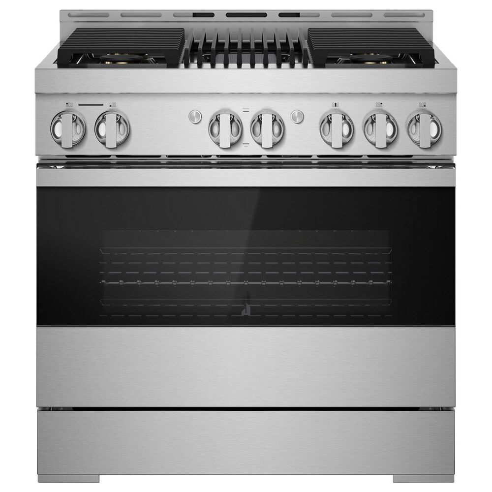 JennAir 36" Smart Professional Gas Range with Grill in Stainless Steel, , large
