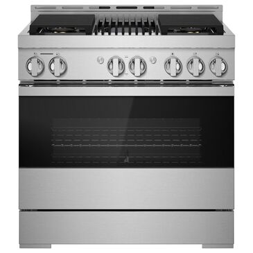 JennAir 36" Smart Professional Gas Range with Grill in Stainless Steel, , large