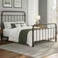 Richlands Furniture Kirkland Full Metal Slat Bed with Metal Frame in Dark Bronze, , large