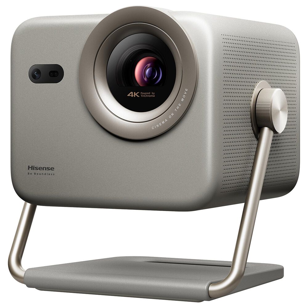 Hisense Triple Laser 4K Smart Mini Projector in Gray, , large