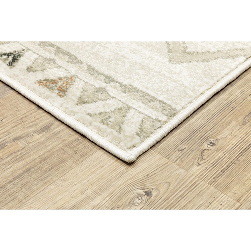Oriental Weavers Georgia Tribal 660B0 7&#39;10&quot; x 10&#39; Ivory Area Rug, , large