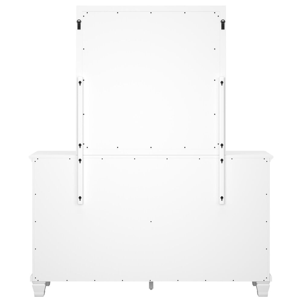 Ashley Fortman Dresser and Mirror in White, , large