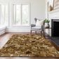 Dalyn Rug Company Bozeman BM1 Brown 5" x 7"6" Area Rug, , large