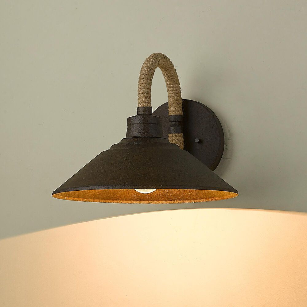 Golden Lighting Journey 1-Light Wall Sconce in Dark Rust, , large