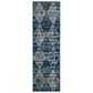 Safavieh Evoke EVK266F-27 2"2" x 7" Royal/Ivory Runner, , large