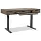 Riva Ridge Harper Point 60" Lift Desk in Fossil and Black, , large