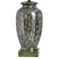 Flair Industries 31.5" Reactive Glaze Table Lamp in Speckled Brown, , large