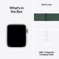 Apple Watch SE GPS + Cellular 40mm Starlight Aluminum Case with Lake Green Sport Loop, , large