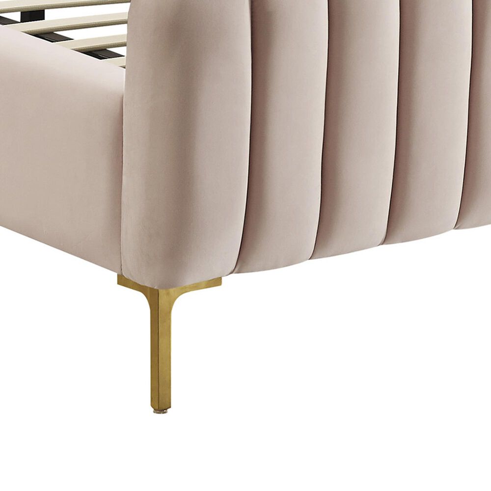 Tov Furniture Angela Full Platform Bed in Blush
