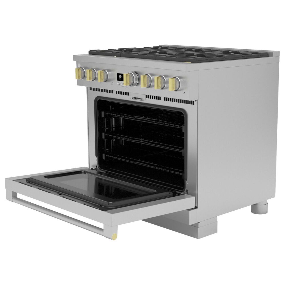 Monogram 36&quot; Dual-Fuel Professional Range with 6 Burners in Stainless Steel, , large