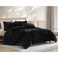 Hallmart Collectibles Bubble 4-Piece Queen Comforter Set in Black, , large