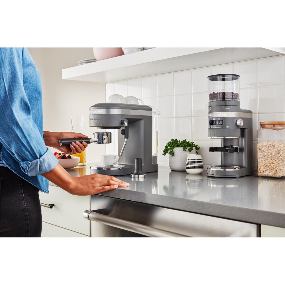KitchenAid Burr Coffee Grinder in Matte Charcoal Grey, , large