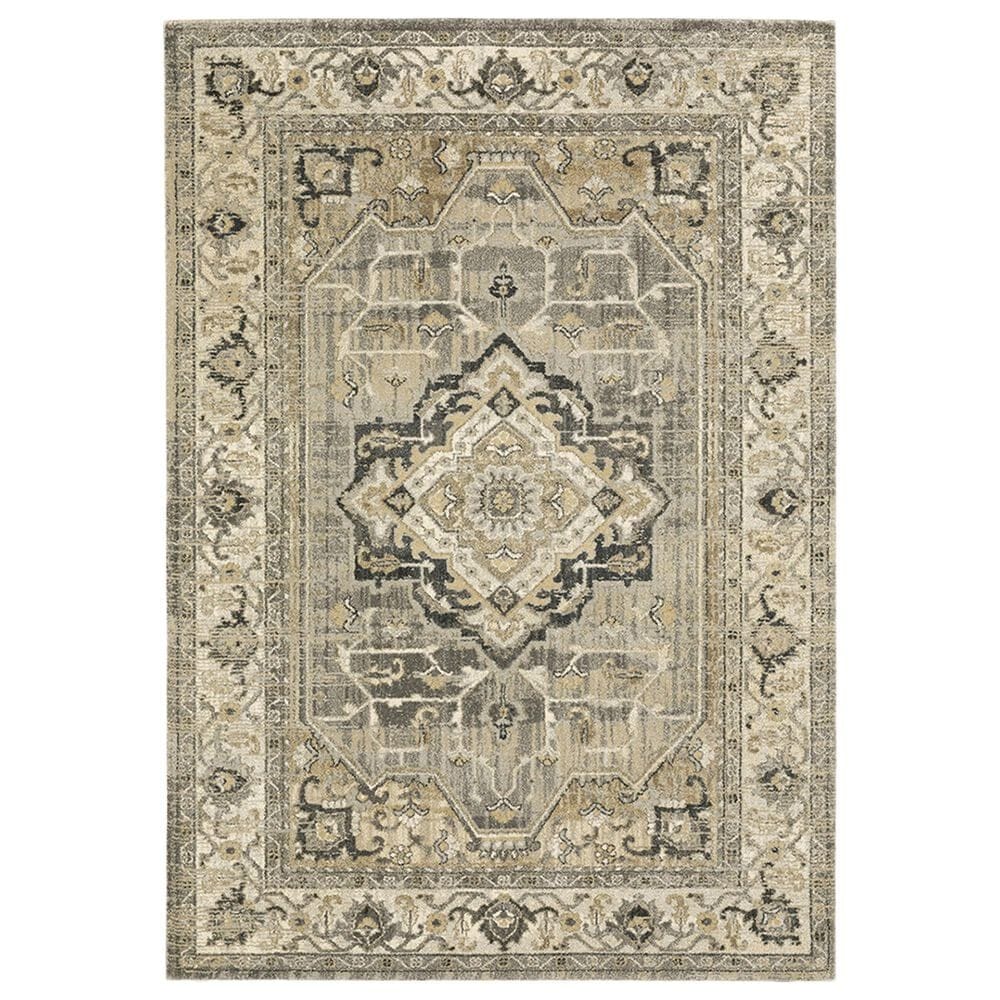Oriental Weavers Florence Palatka 1805X 5"3" x 7"6" Beige Area Rug, , large