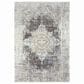 Surya Solar 6"7" x 9"6" Black, Charcoal, Saffron, White and Light Gray Area Rug, , large