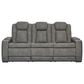 Ashley Next-Gen DuraPella Power Reclining Sofa in Slate, , large