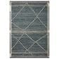 Loloi II Fabian 7"10" Square Denim and Charcoal Area Rug, , large