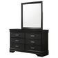 Crown Mark Amalia 5-Piece King Bedroom Set in Black, , large