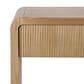 Hearth and Haven 3-Drawer Console Table with Open Shelf in Brown, , large