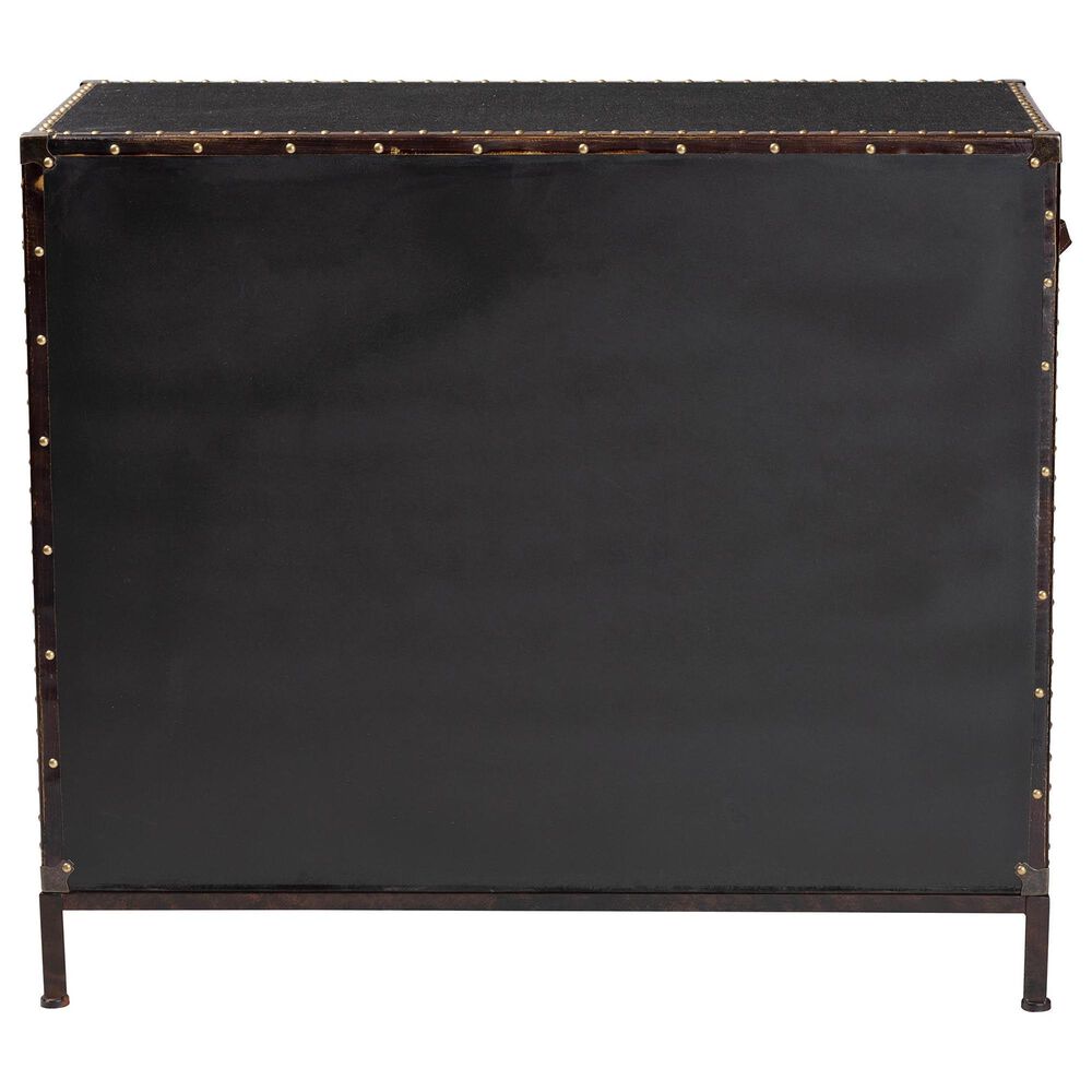 Baxton Studio Benton 4-Drawer Storage Cabinet in Black, , large