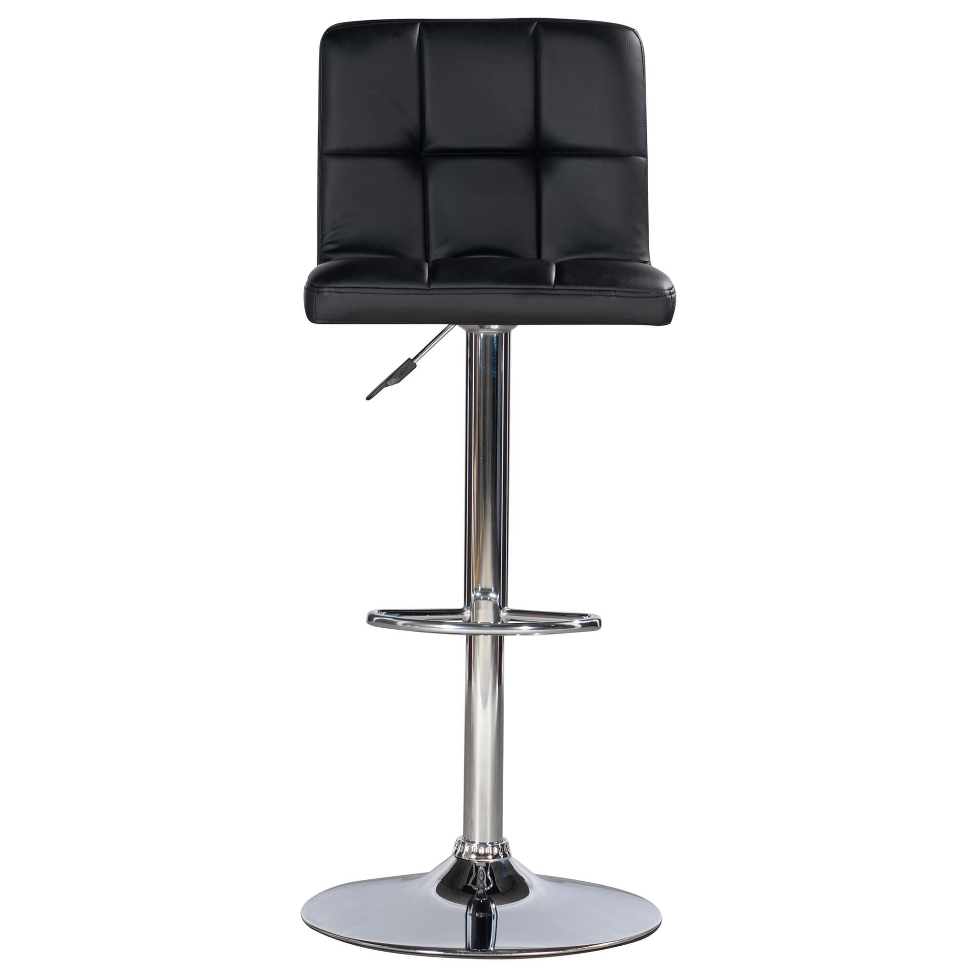 Black and chrome clearance bar stools
