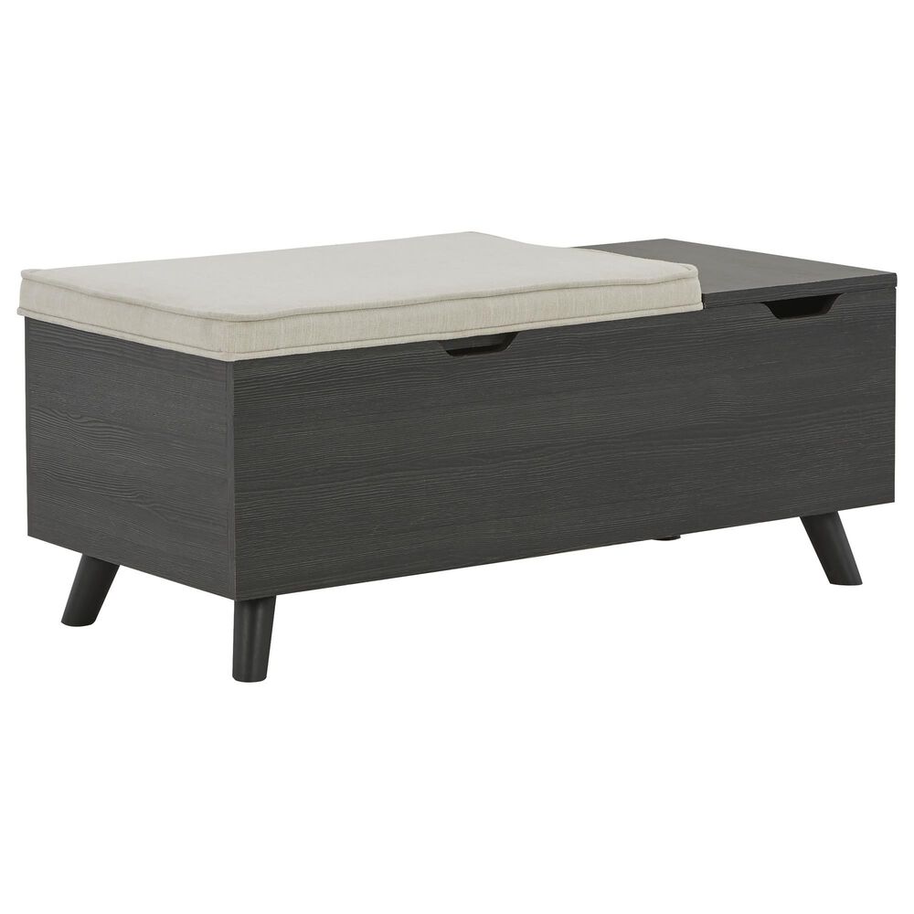 Ashley Yarlow Storage Bench in Gray, , large