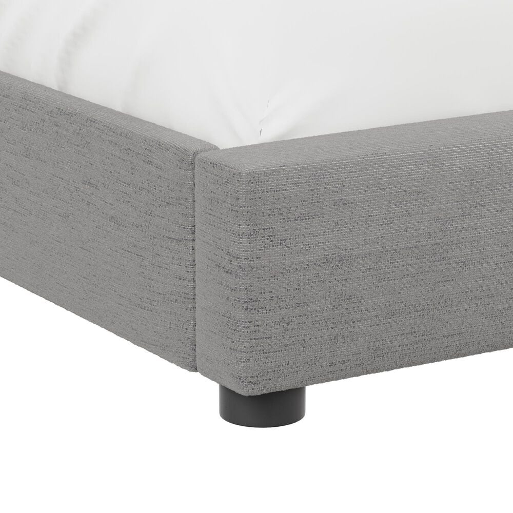 Richlands Furniture Arden Queen Upholstered Platform Bed in Nature Gray, , large