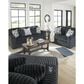 Ashley Midnight-Madness Oversized Chaise in Gunmetal, , large